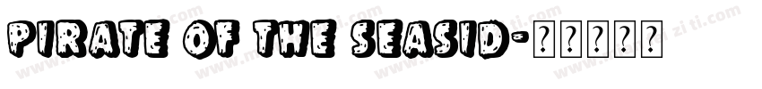 Pirate of the Seasid字体转换